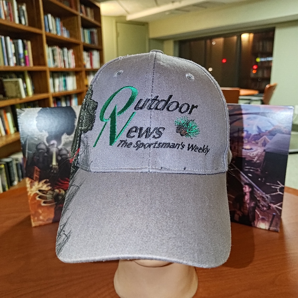 The Outdoor News The Sportsman's Weekly Embroidered Strap-on Hat Cap